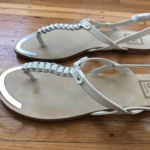 Brand New Dolce Vita White Sandals Size 6